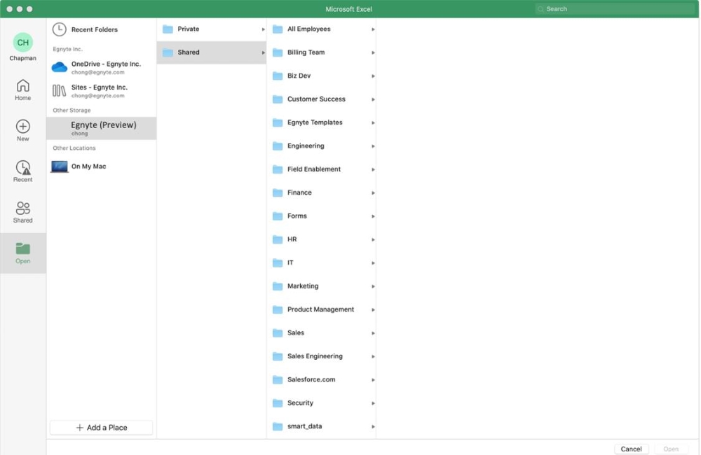CoEdit Using the Microsoft Office Desktop Egnyte