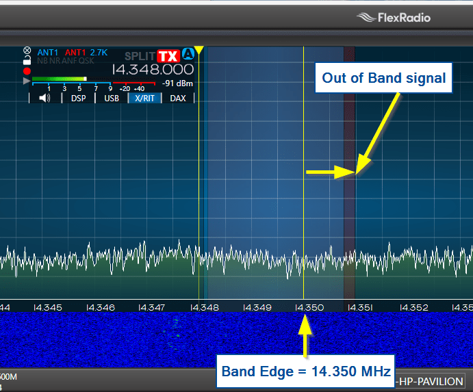 Why Does My Radio Say I Am "Out Of Band" When My Frequency Readout Says