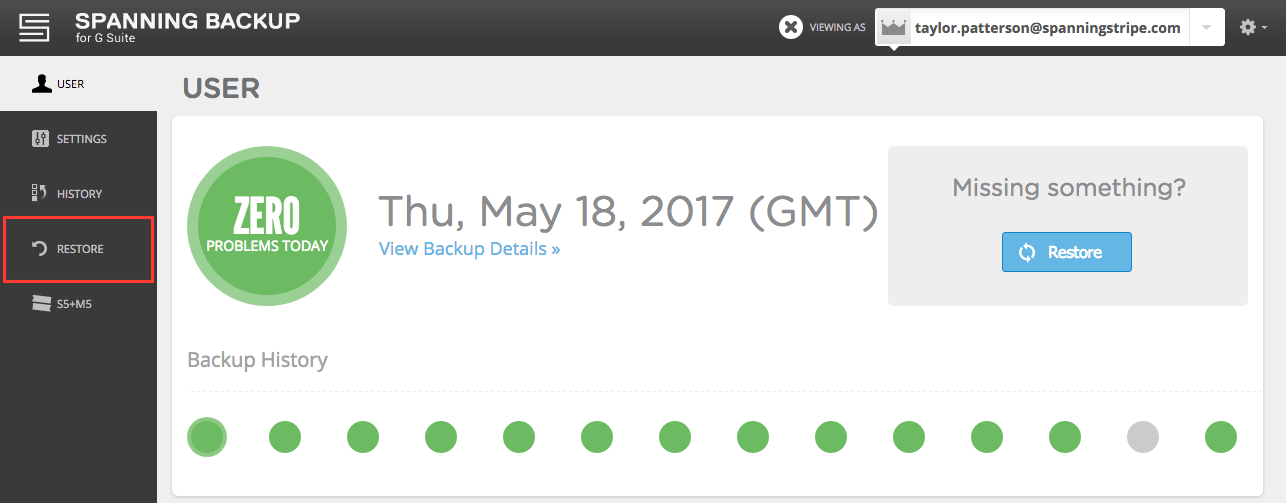 How to Restore All Mail Kaseya