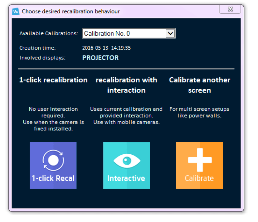 Edit calibration VIOSO Helpdesk
