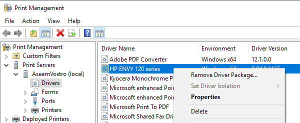 Uninstall and reinstall Printer Drivers for a PIXMA MX922