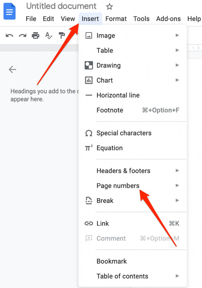 How To Insert Page Numbers In Word And Google Docs helpdeskgeek