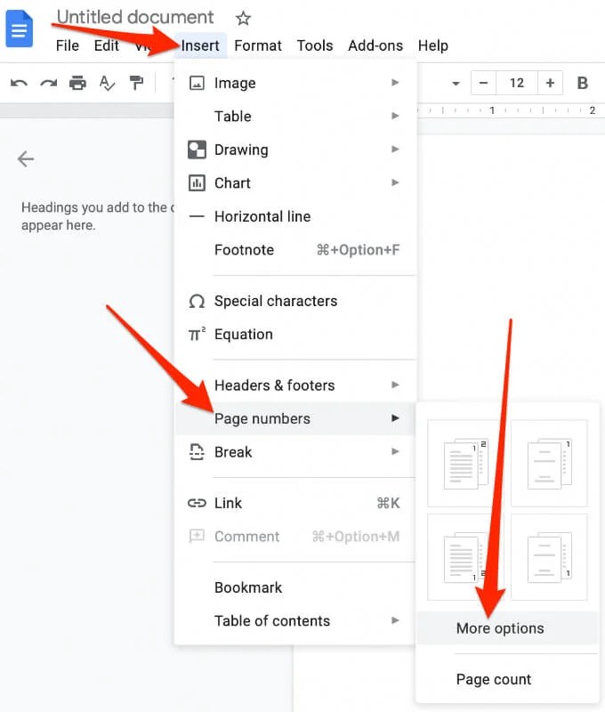 How To Insert Page Numbers In Word And Google Docs deskgeek