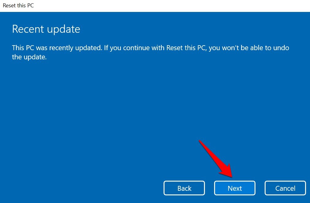 How to Factory Reset Windows 11