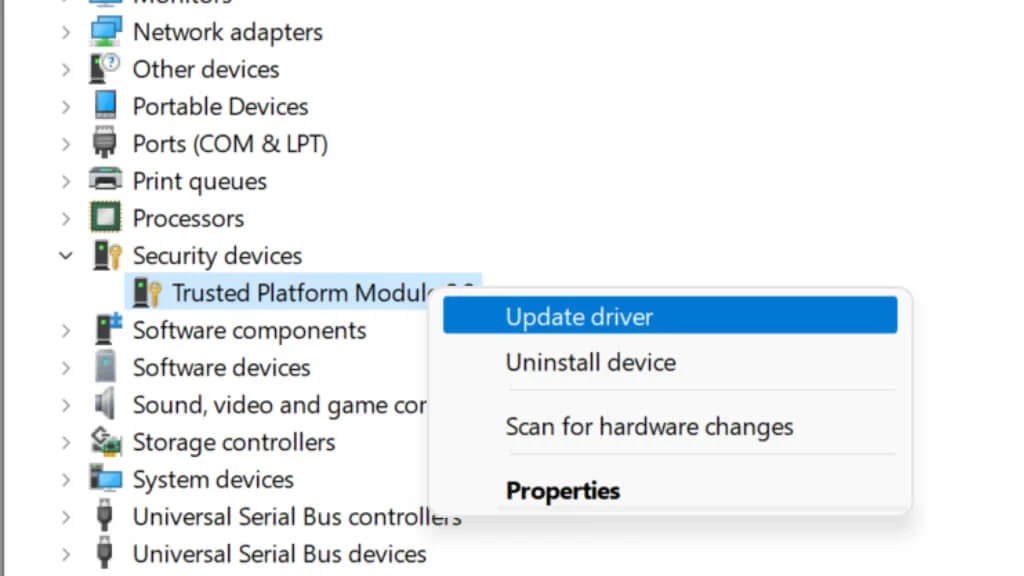 How to Fix “TPM Device Is Not Detected Error” in Windows