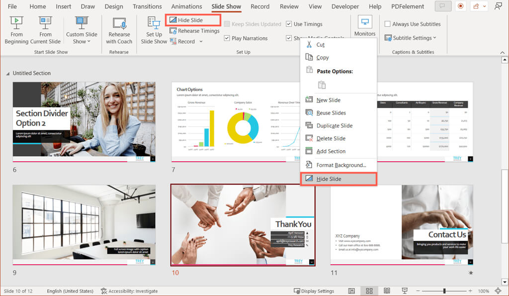 How to Hide a Slide in Microsoft PowerPoint LaptrinhX