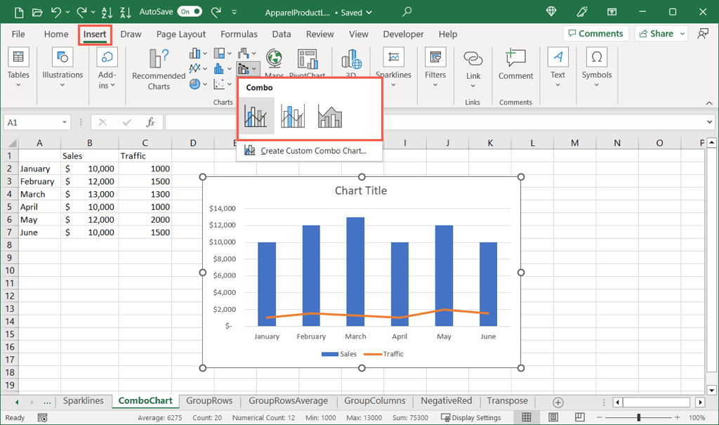 How To Create A Combo Chart In Microsoft Excel helpdeskgeek