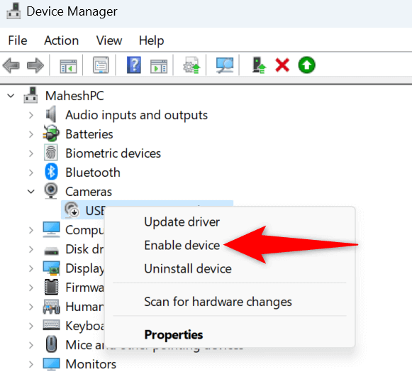 How to Fix a “This device is disabled. (Code 22)” Error on Windows