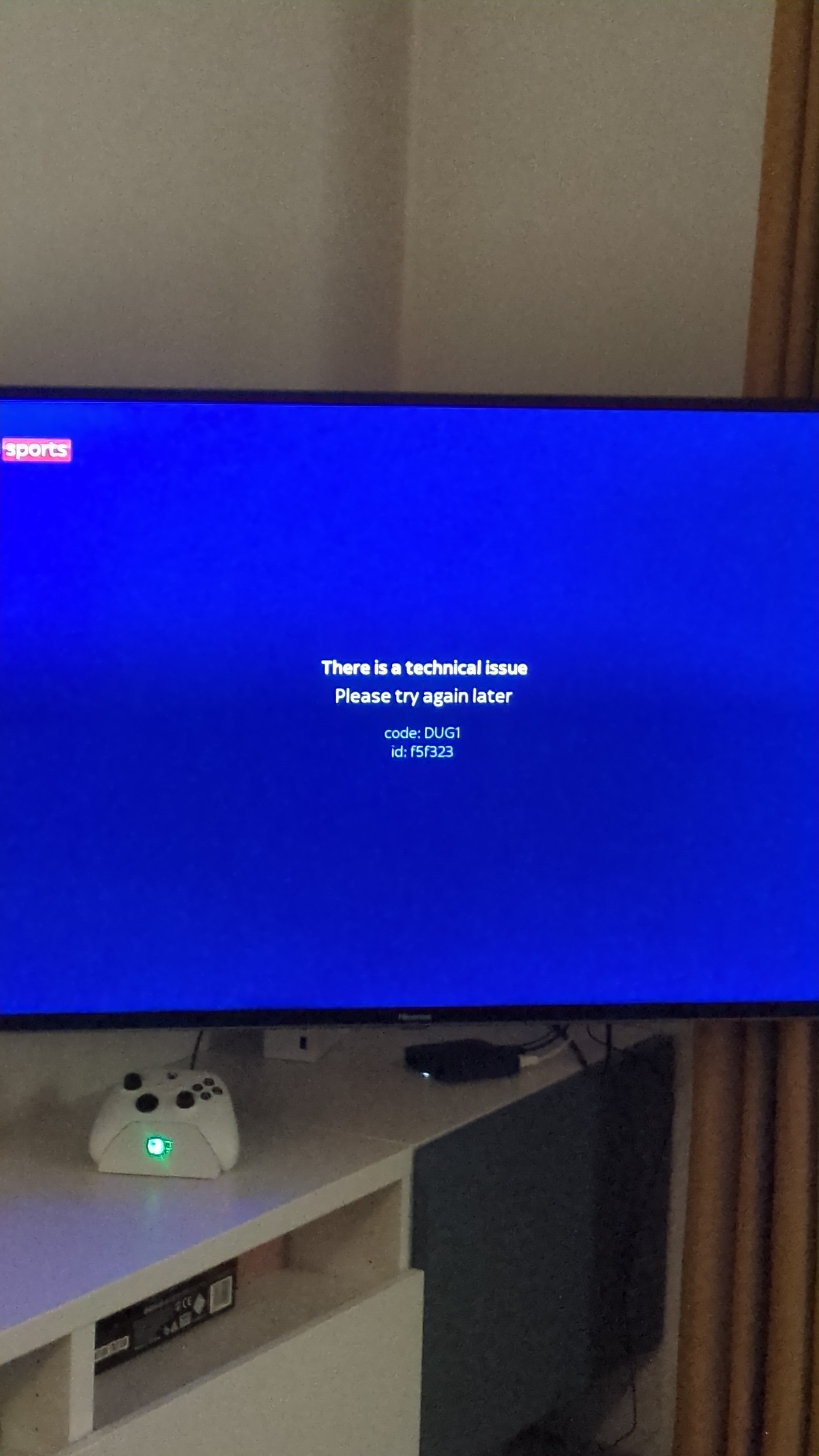 Answered Technical fault on sky sports code DUG 1 id 3c7... Page 13