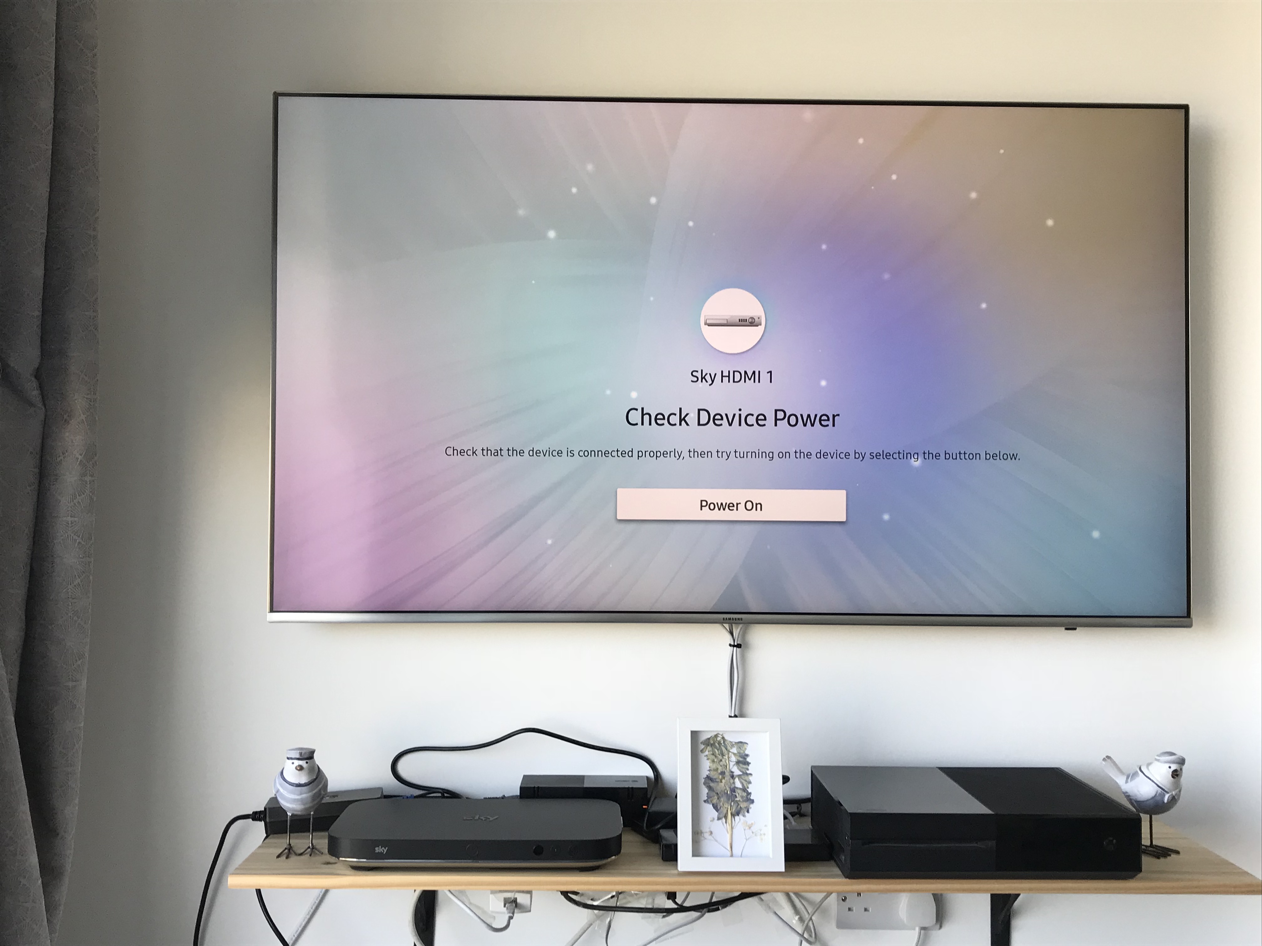 SKY Q Samsung one connect issues Sky Community