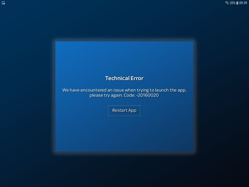 Sky Go Android App Technical Error! Sky Community