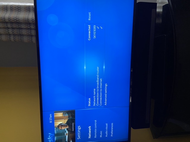 Sky Q box not connecting to Sky Community