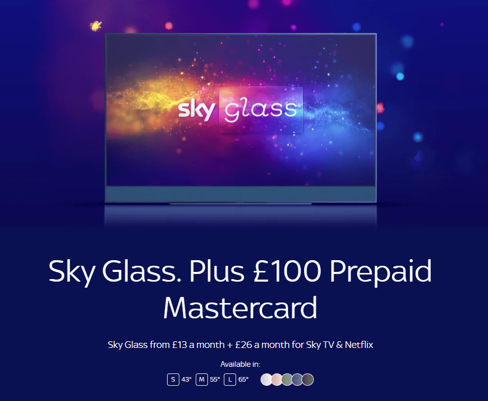 £100 Mastercard and free Sky Puck now on offer if Sky Community