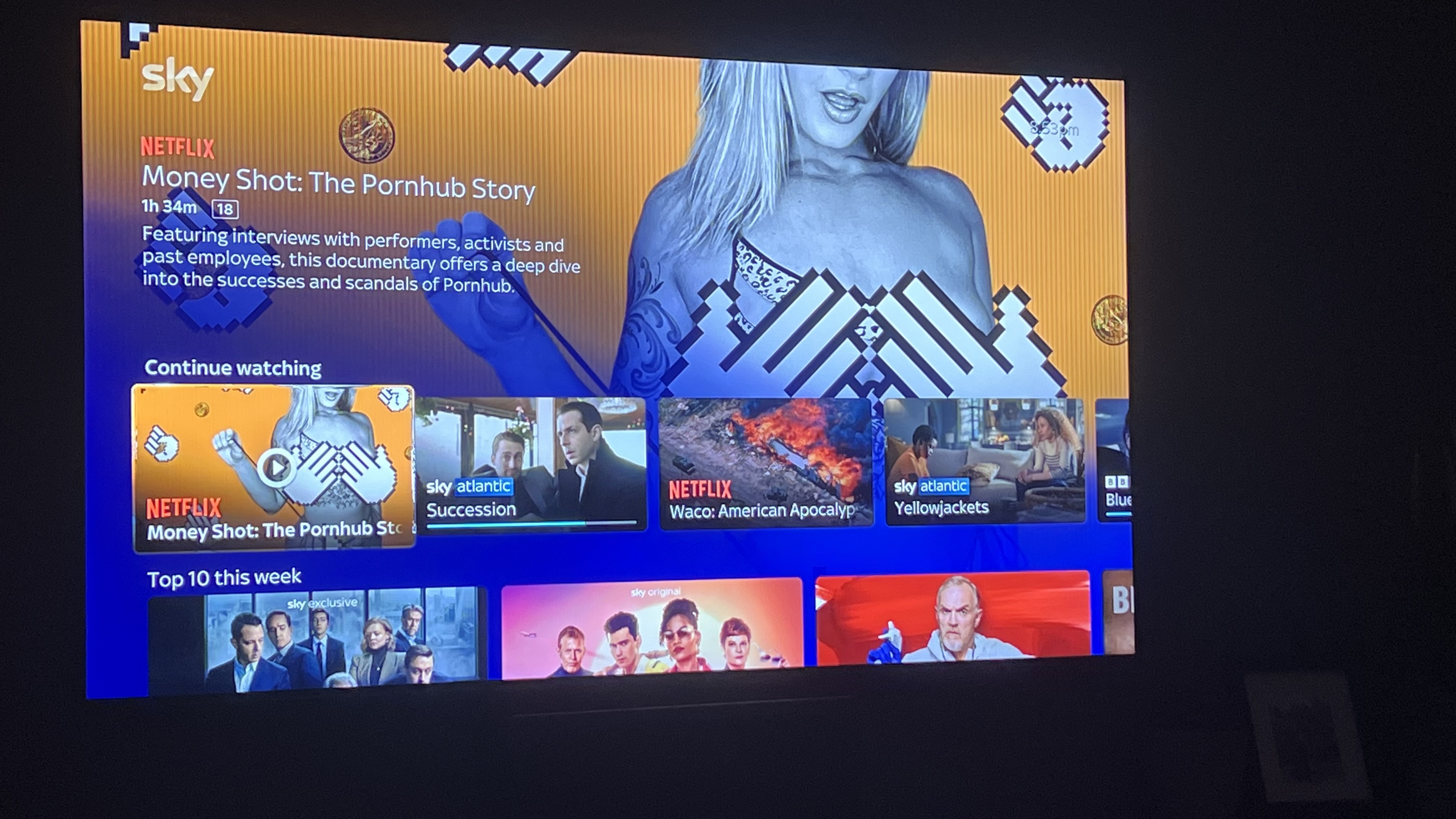 Continue watching pornhub | Sky Community