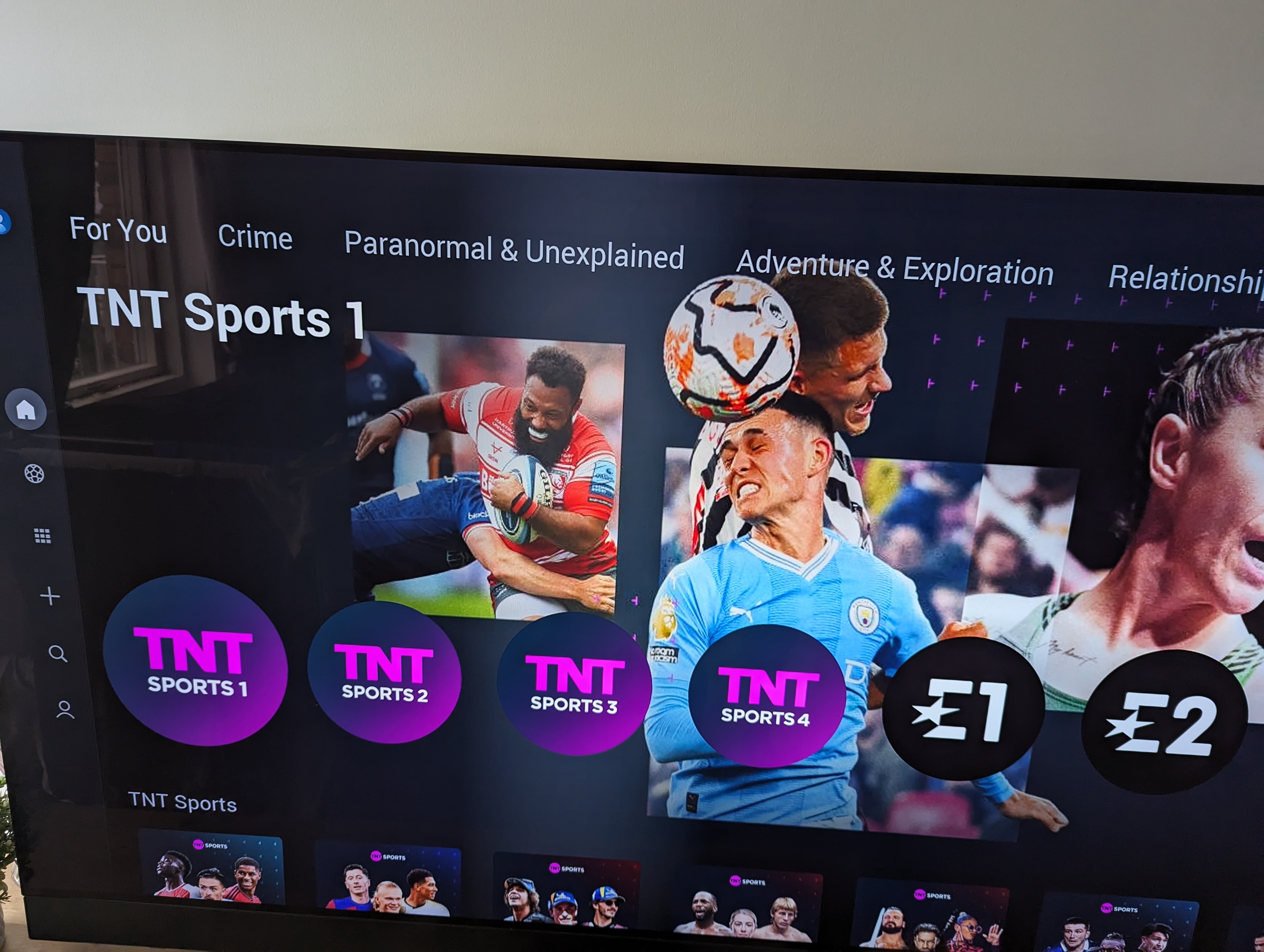 Answered: TNT Sport not showing on Discovery Plus App - Page 28 | Sky