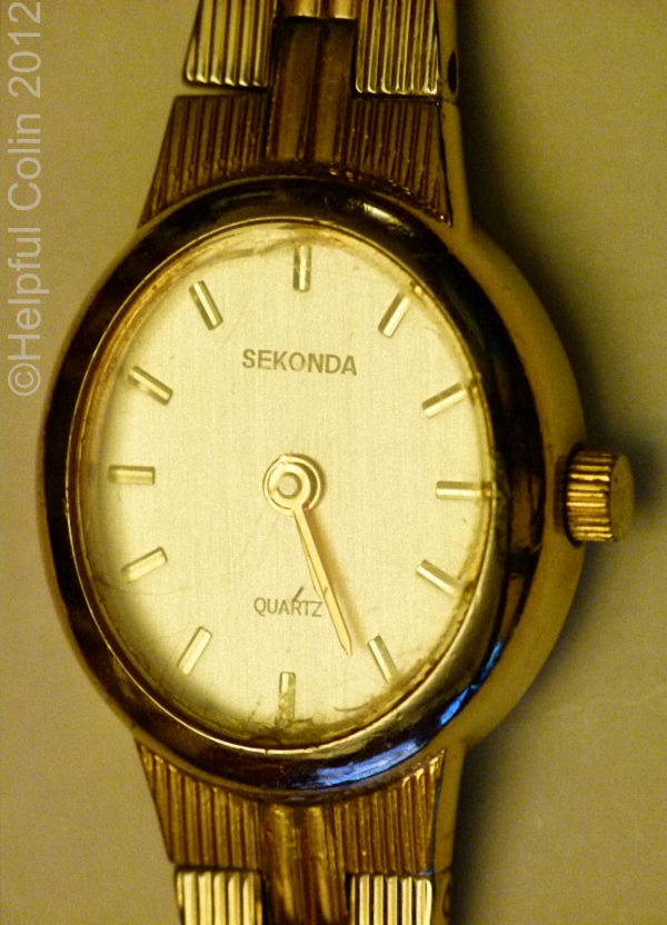 Changing A Watch Battery In A Sekonda Quartz Watch Helpful Colin