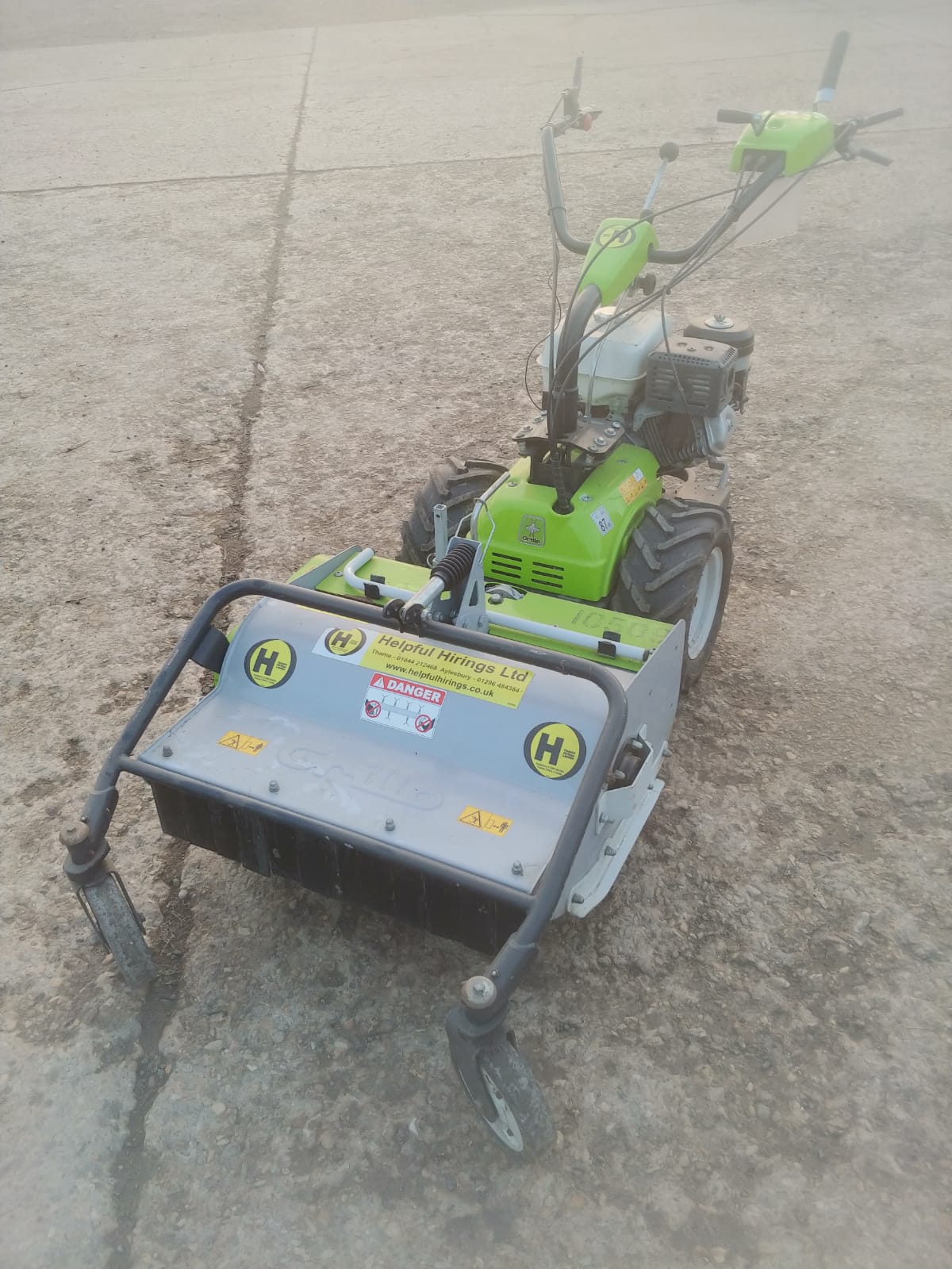 WALK BEHIND FLAIL MOWER 30" SELF PROPELLED Helpful Hirings