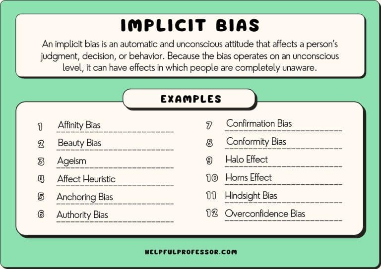 17 Implicit Bias Examples (2024)