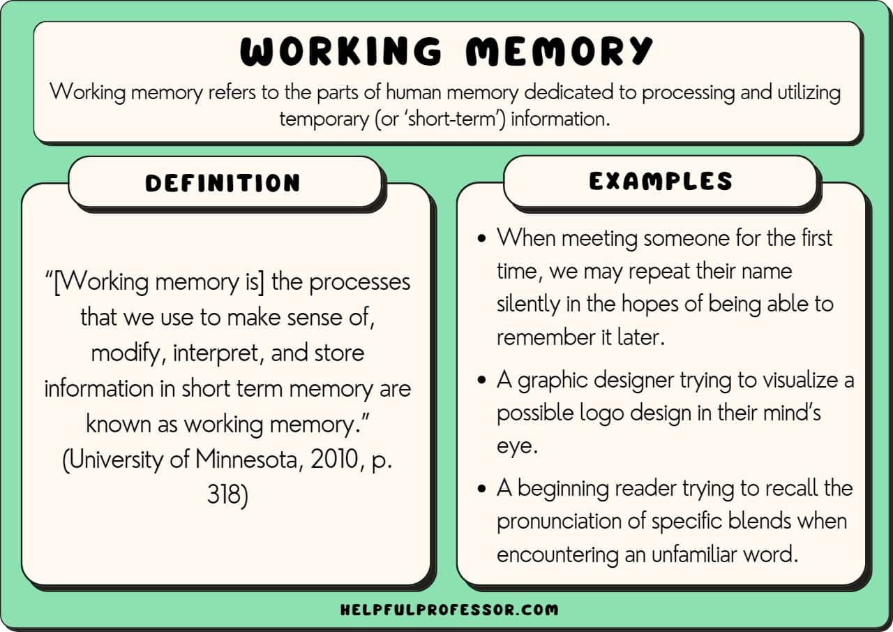 10 Working Memory Examples (2024)