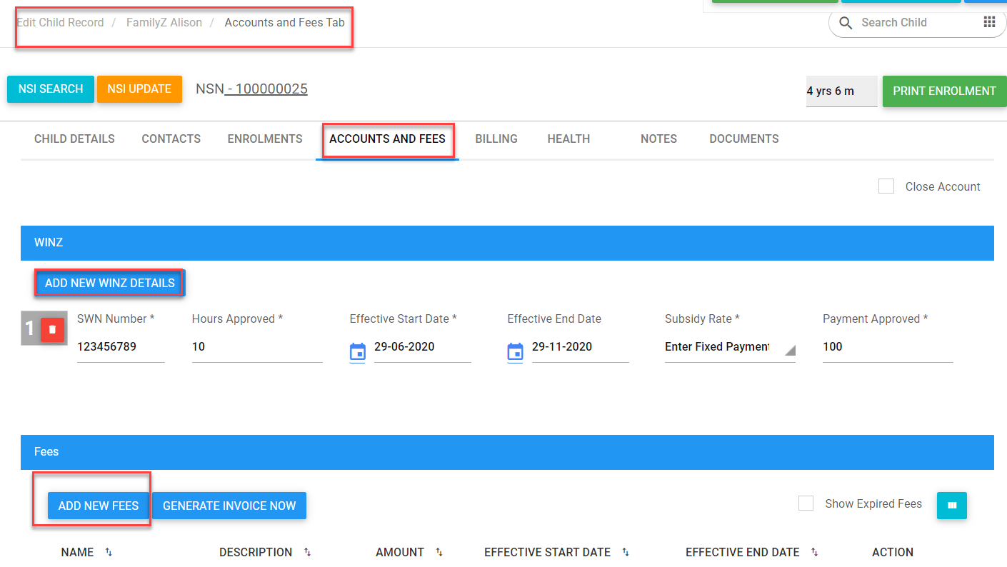 WINZ Juniorlogs Student Management System