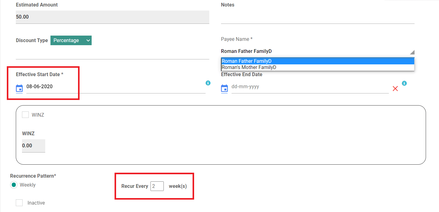 Winz Payments Christmas 2023 How to setup multiple Payees separated families Juniorlogs