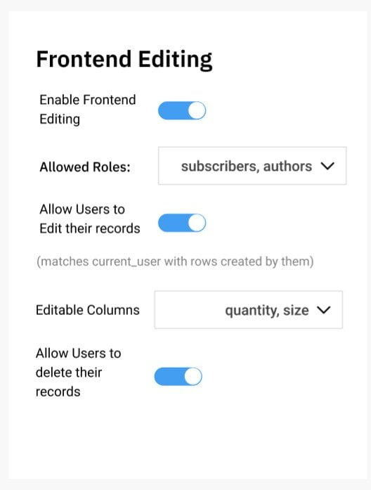 Gravity Forms Entries Edit and Display on Frontend