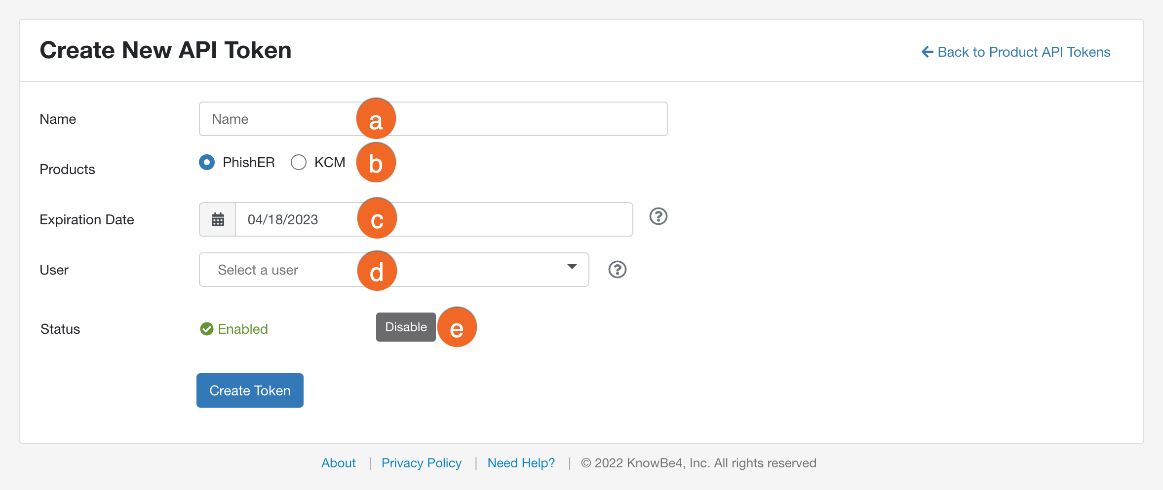 How to Create a Product API Token Knowledge Base