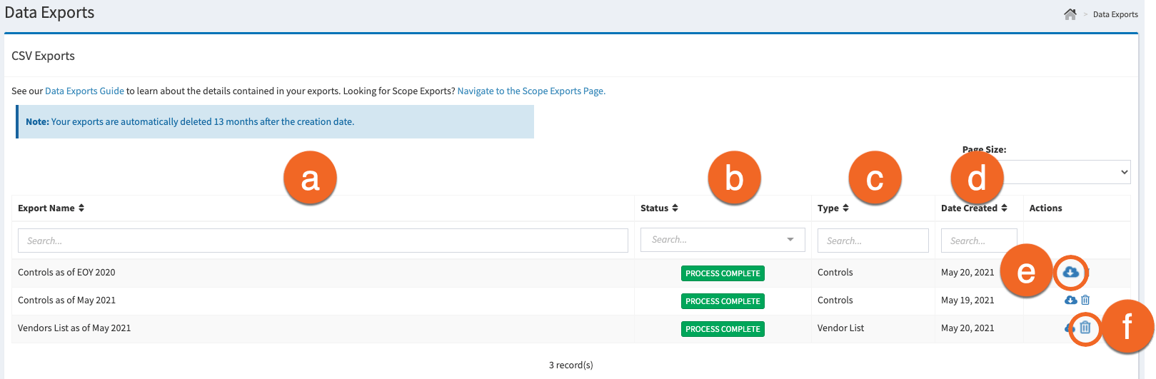 Data Exports Guide Knowledge Base