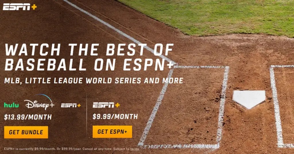 How to watch MLB baseball (Get a Discount with Disney Bundle Subscription)