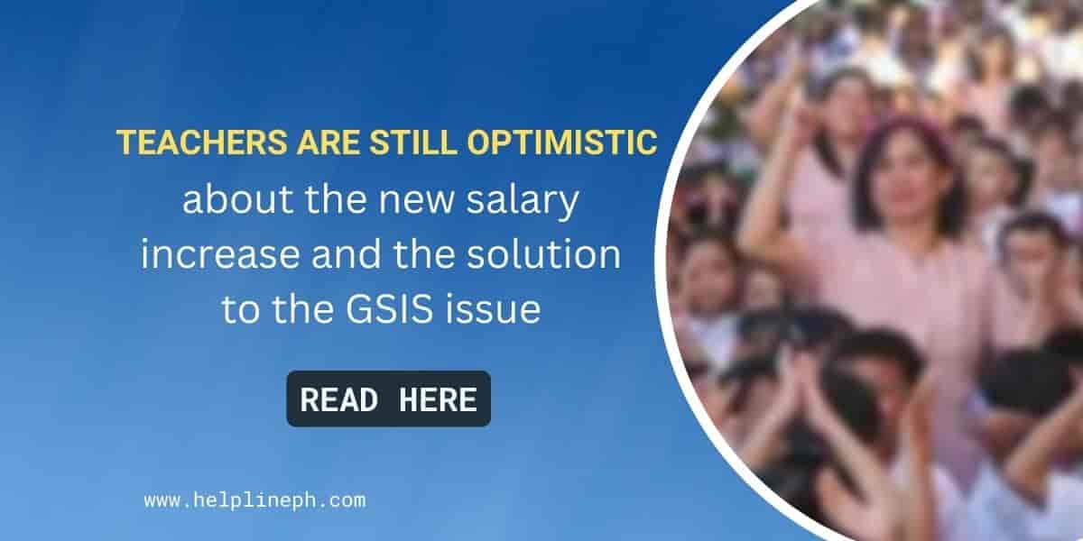Teachers are still optimistic about the new salary increase and the