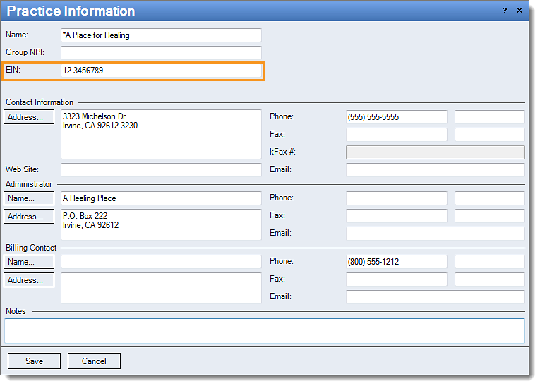 Billing Provider Tax ID/EIN Submitted Does Not Match BCBSF Files