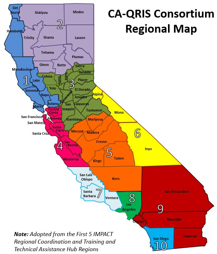 Attractions Map Visit California