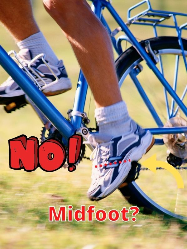 Correct Foot Placement When Riding a Bike Help Shoe