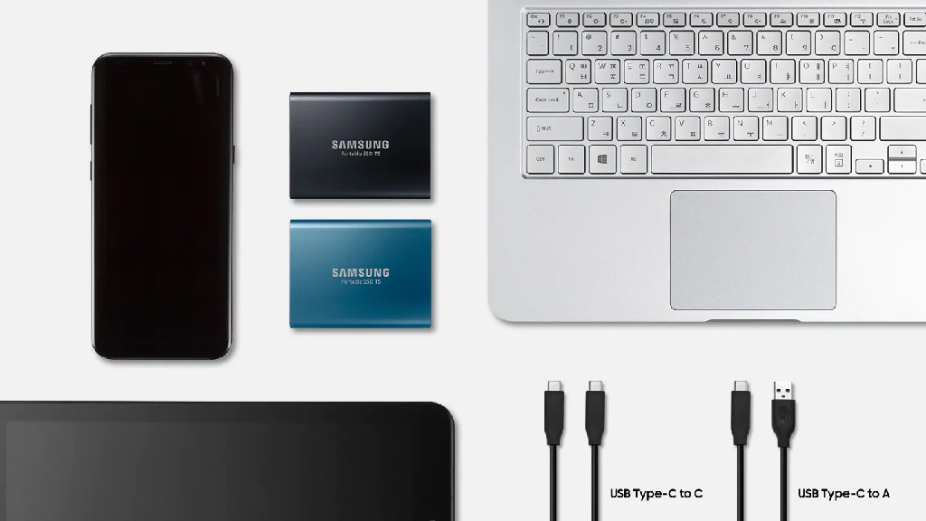 Samsung T5 2TB USB External Solid State Drive (MUPA2T0B/AM) Help Tech Co. Ltd