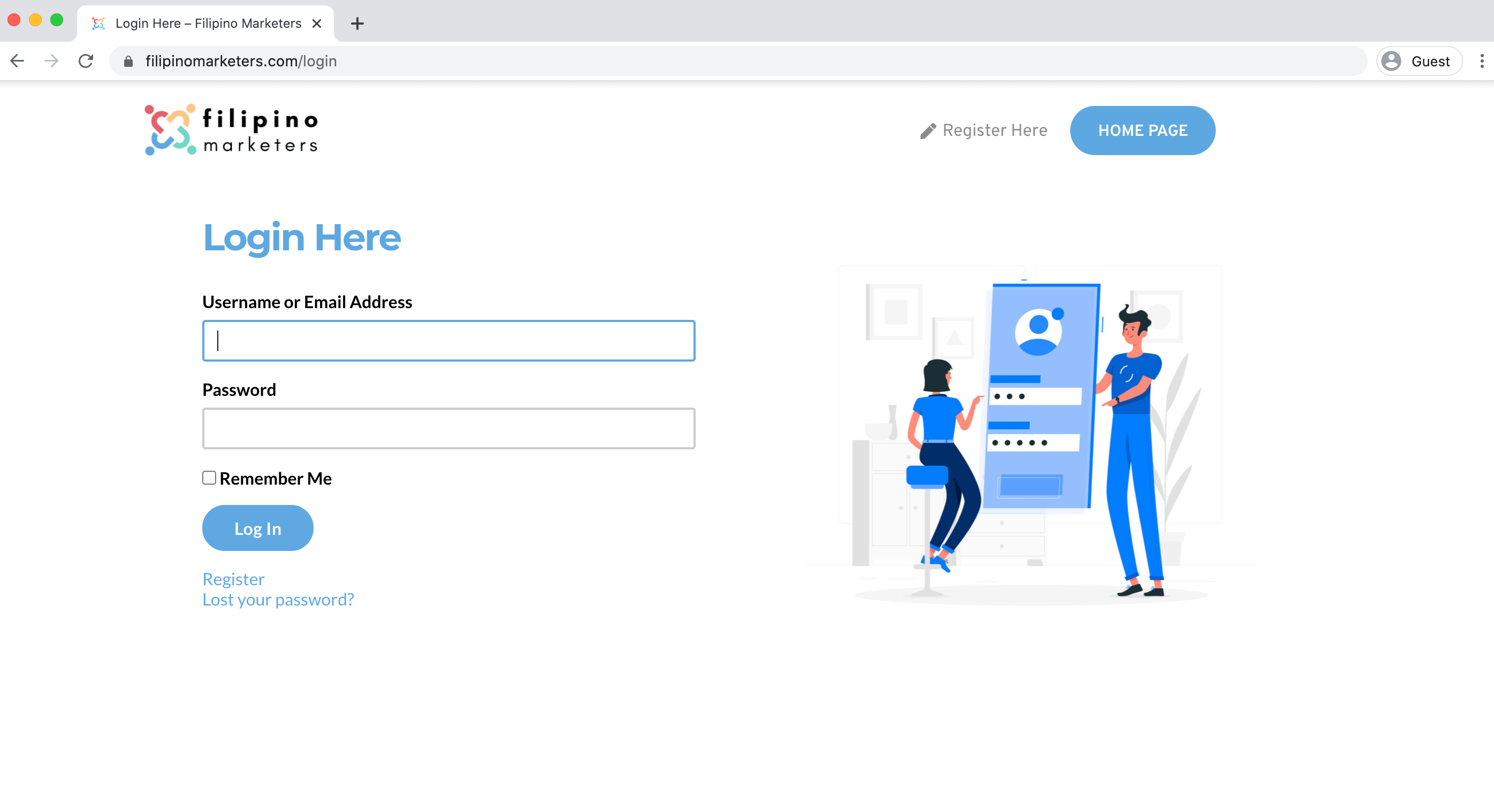 How to login to my account?