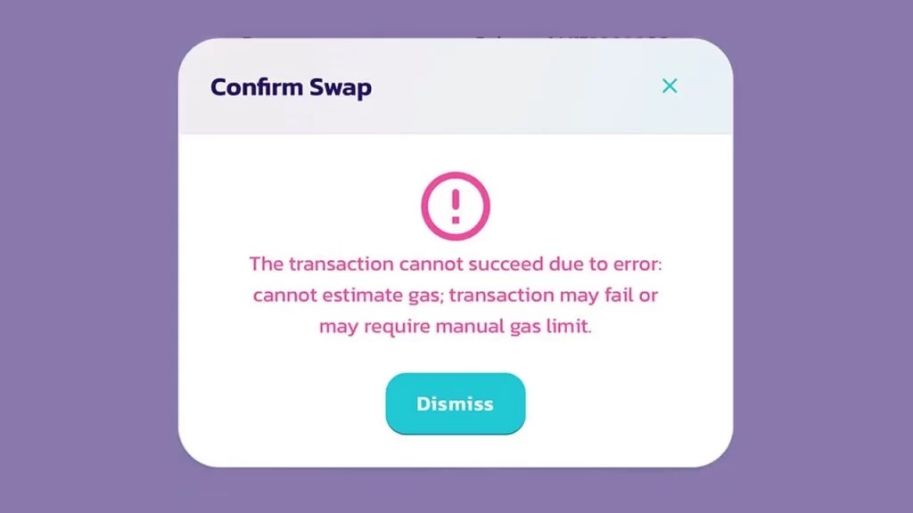 How to Fix "Cannot Estimate Gas" on PancakeSwap