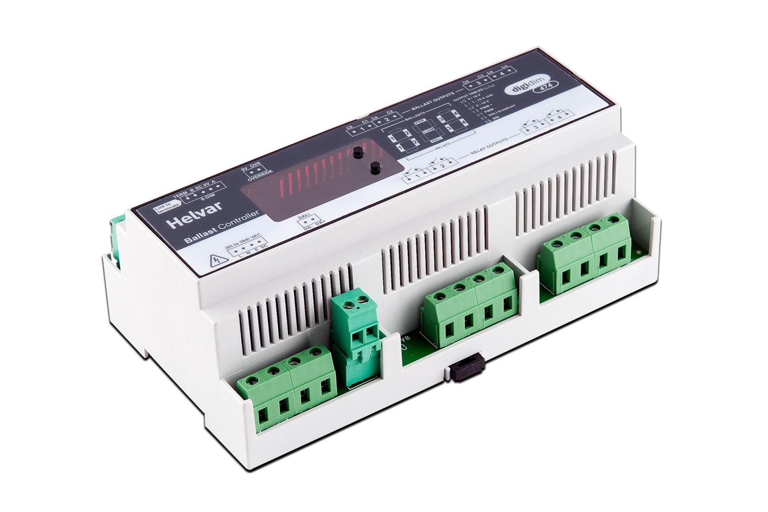 474 4 × 16 A Ballast Controller • Helvar