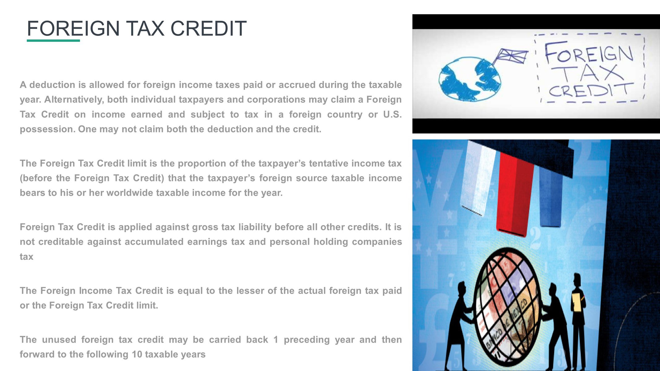 Foreign Tax Credit Hemani Financial Solutions