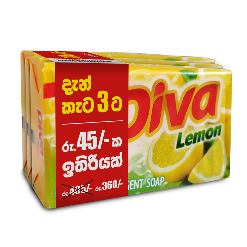 Diva Lemon Laundry Detergent Soap 100G Hemas Estore