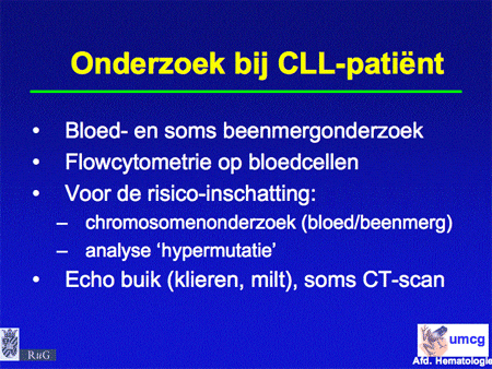 Chronisch Lymfatische Leukemie (Cll) - Hematologie Groningen