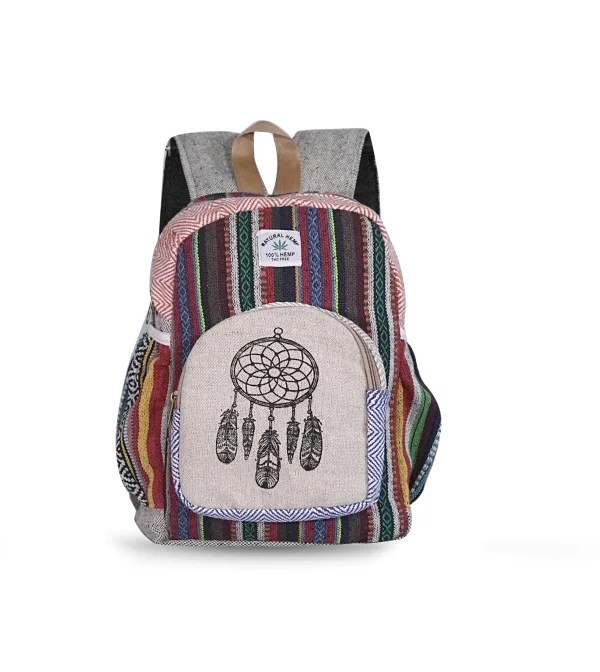 Natural Handmade Hemp Backpack HEM Crafts