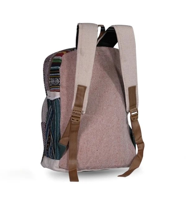 Knot Designed Small Hemp Backpack HEM Crafts