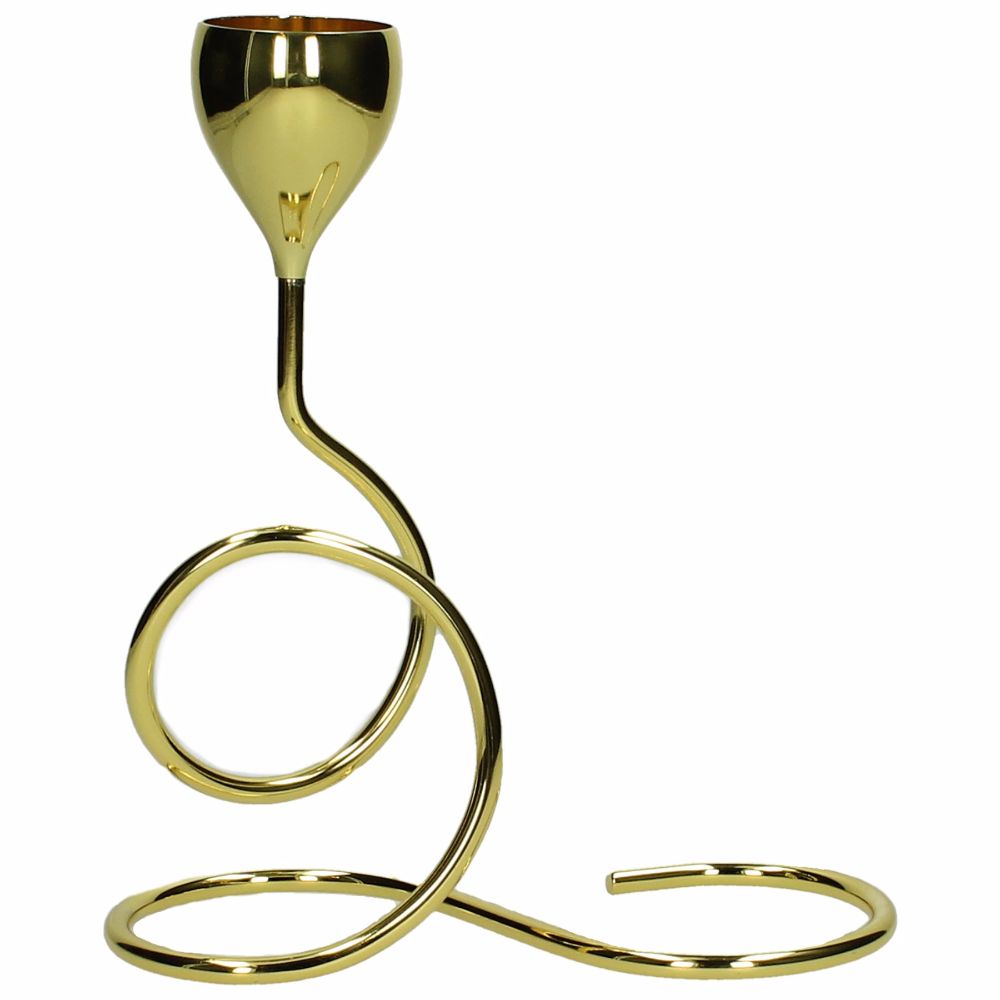 Värmeljus Ljusstake Ljusstake guld 21 cm, värmeljus Heminreda.se