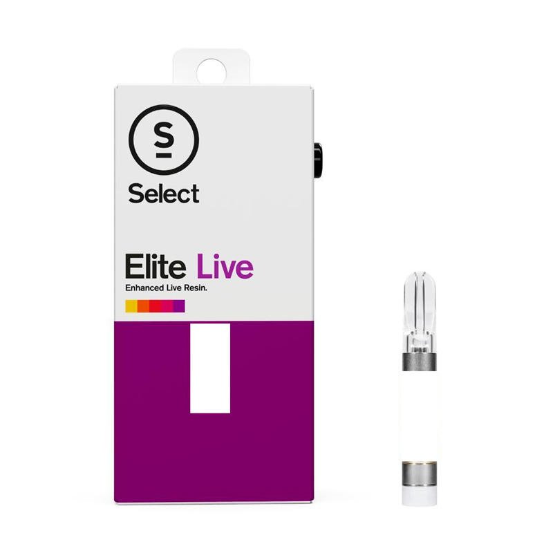 Newest Select Carts elite live vape cartridge with box packaging hempacc