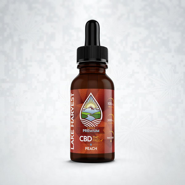 Lake Harvest Cbd Thc Free Peach Hemp & Barrel