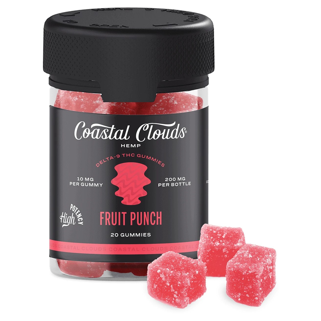 Shop Coastal Clouds Delta9 THC Gummies Fruit Punch Products in