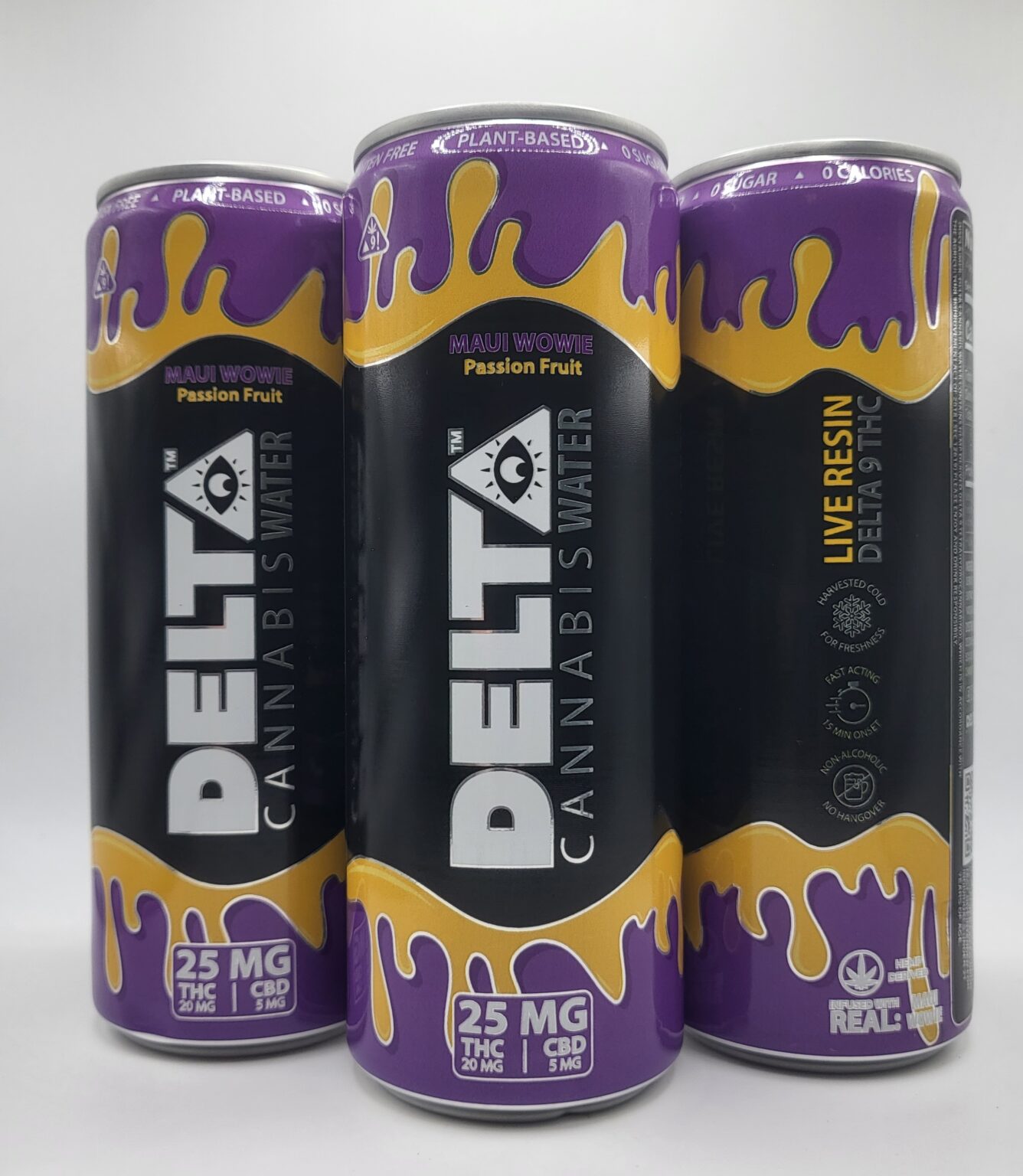 DELTA D9 Beverage Maui Wowie Passion Fruit Hemp Hermit Cannabis