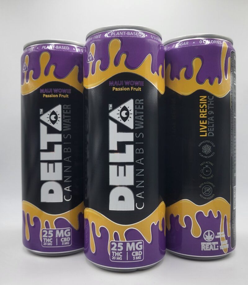 DELTA D9 Beverage Maui Wowie Passion Fruit Hemp Hermit Cannabis
