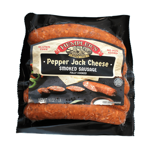 Pepper Jack Cheese Smoked Sausage Hempler's Foods
