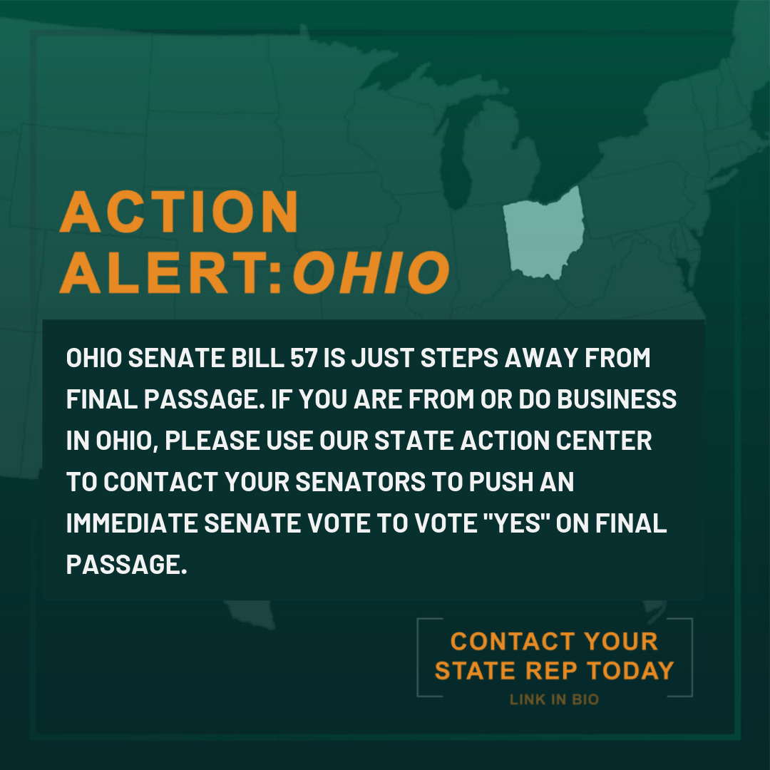 BREAKING ACTION ALERT IN OHIO SB 57 Passes House!